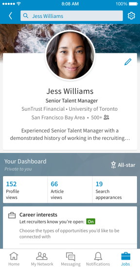 LinkedIn Changes - What's New on LinkedIn: Open Candidates