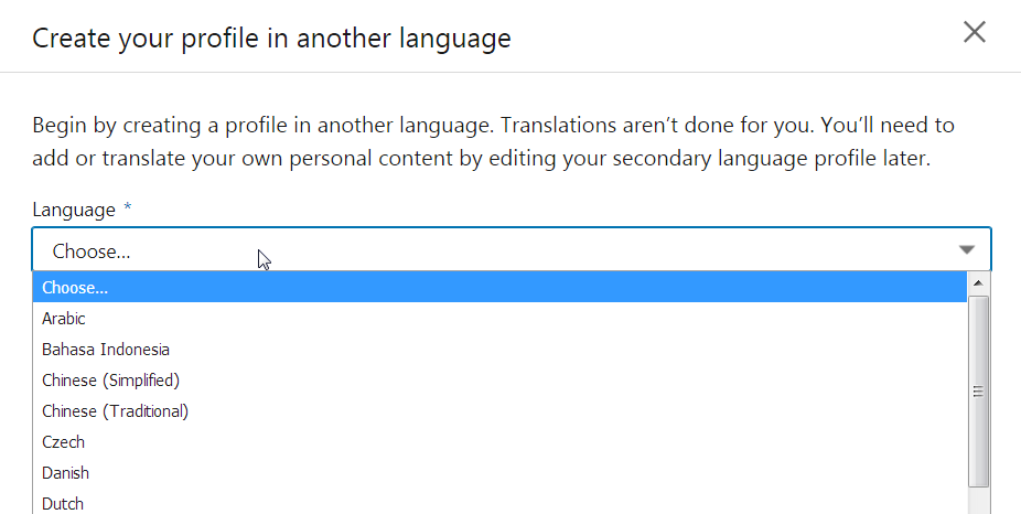 Updated for 2018: Multilingual? Create a Secondary Language Profile on LinkedIn